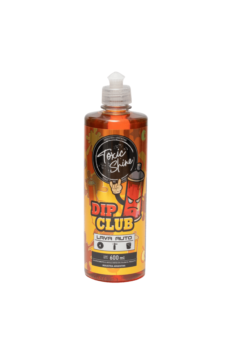 Shampoo Dip Club PH neutro para autos con ploteo 600 ml