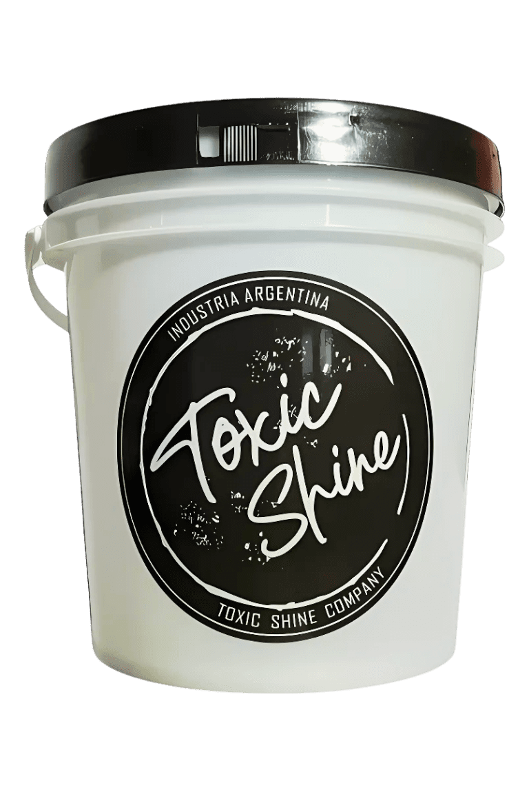 Balde De Lavado Auto Con Tapa 10 Lts Toxic Shine