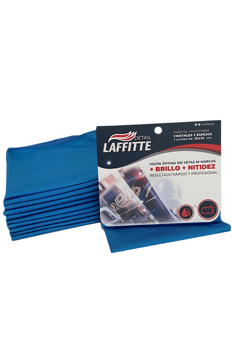 Paño Microfibra especial para vidrios 30x35 Laffitte