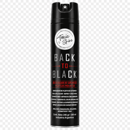 Back To Black Revitalizador De Plasticos Aerosol 246 gr / 390 ml