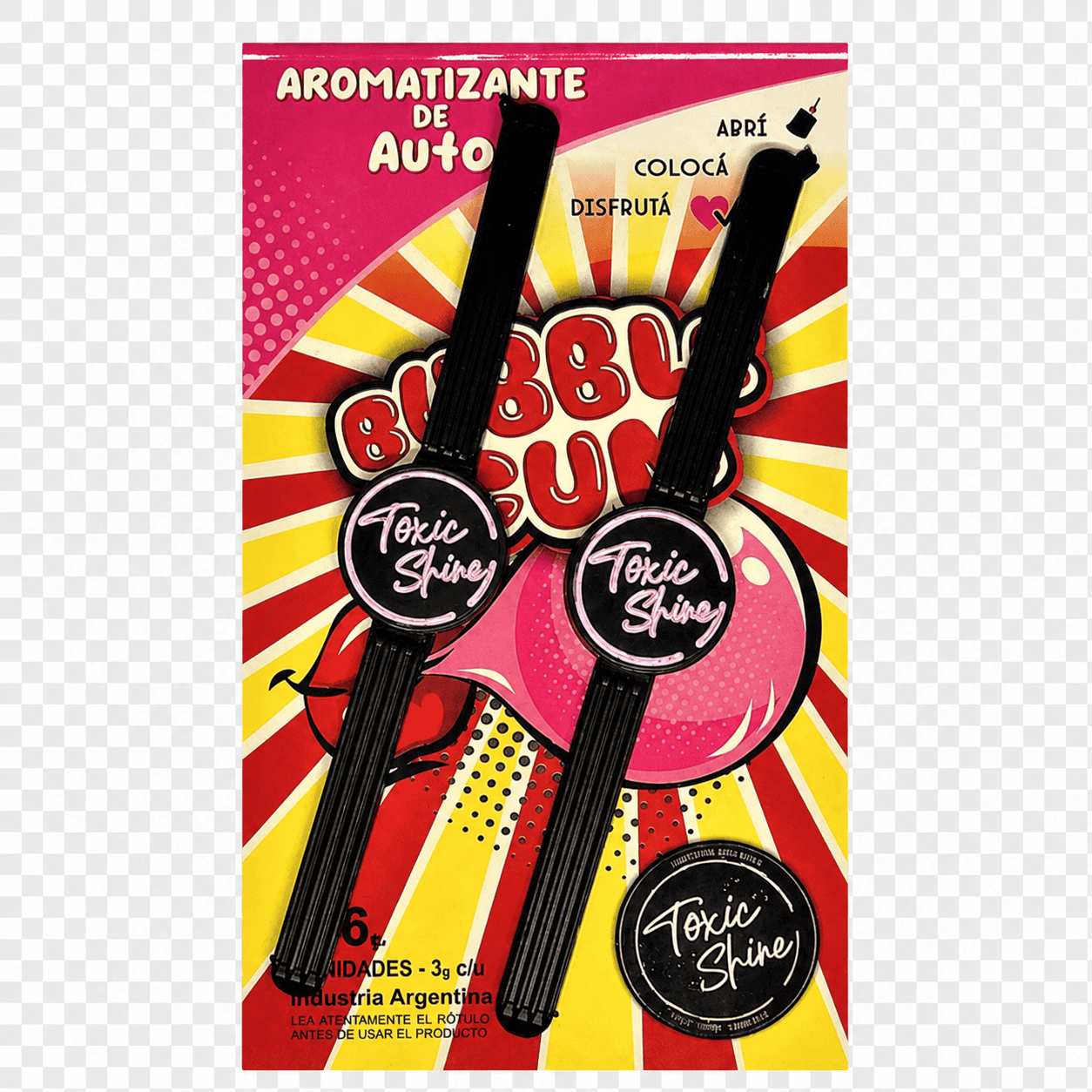 Bubble Gum Aromatizante De Auto para Ventilete