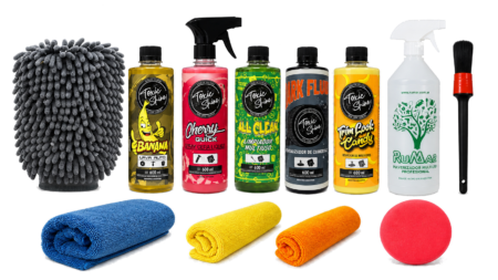 Kit De Lavado Auto Moto Premium Super Completo Toxic Shine