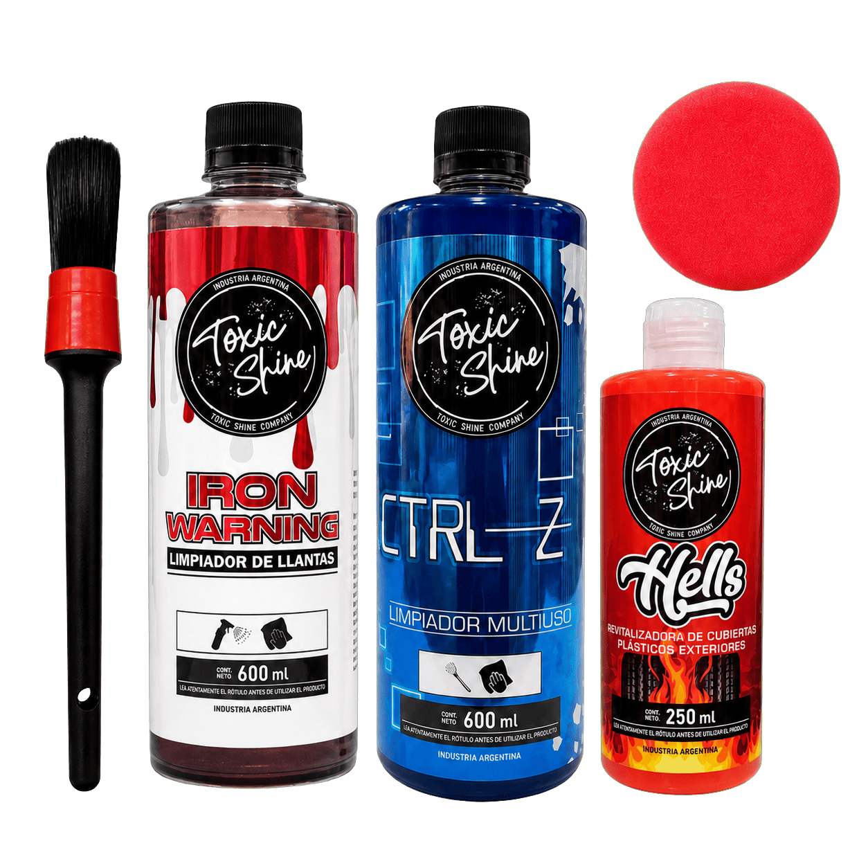 Kit Combo Limpieza y Brillo Ruedas Completo